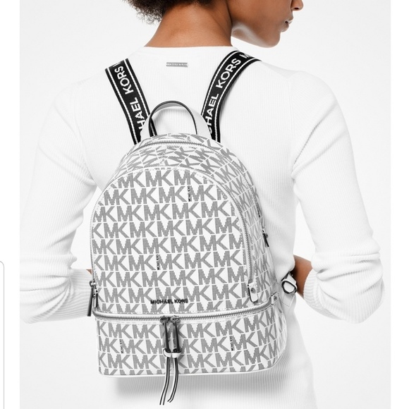 michael kors glossy backpack